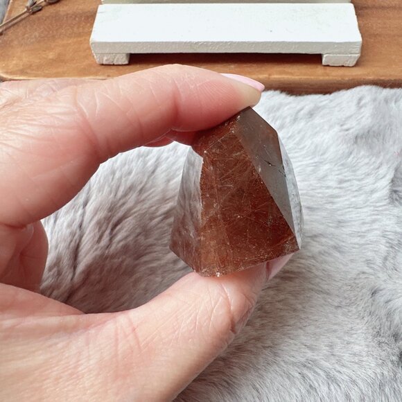 Gorgeous Small Rutilated Quartz Free Form | Rutilated Quartz Gusher - Picture 9 of 11